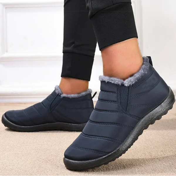 Men Shoes Trend Winter Sneakers For Men Winter Shoes With Fur Casual Sneakers Slip On Vulcanize Shoes For Men Sneaker Loafers